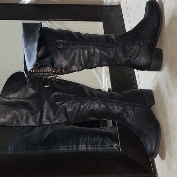 TOP Moda Black thigh high black boots - Picture 10 of 10